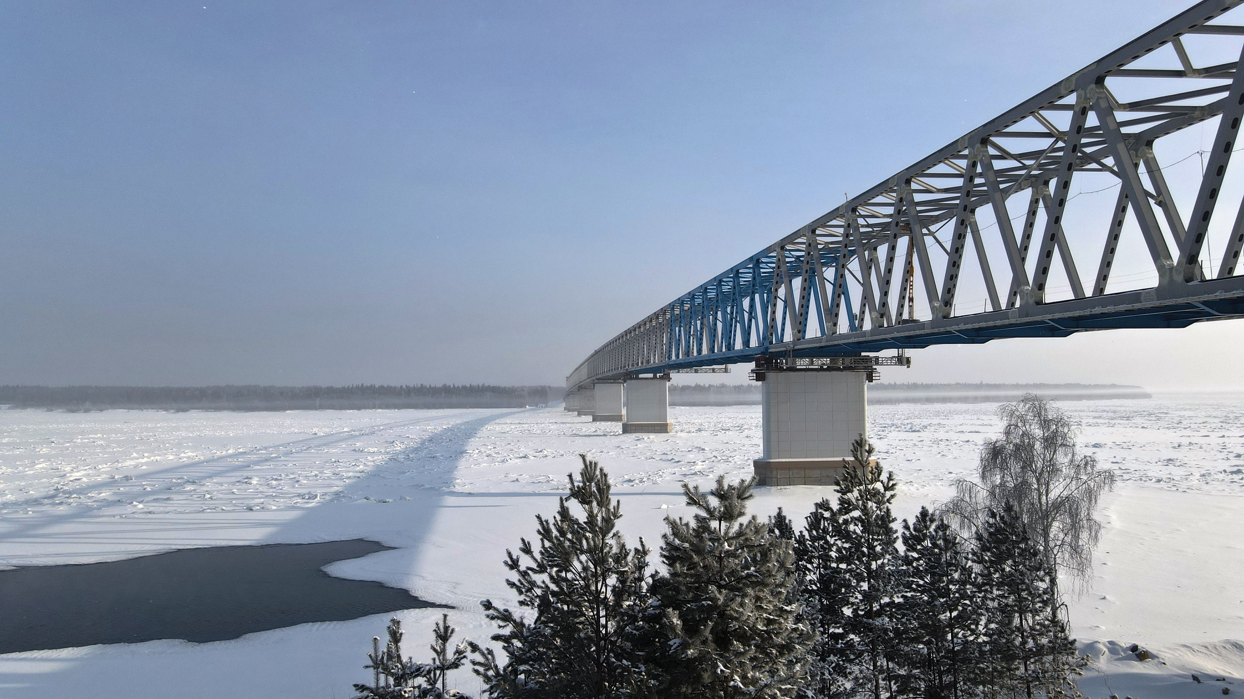 Мост в лесосибирске через енисей строительство